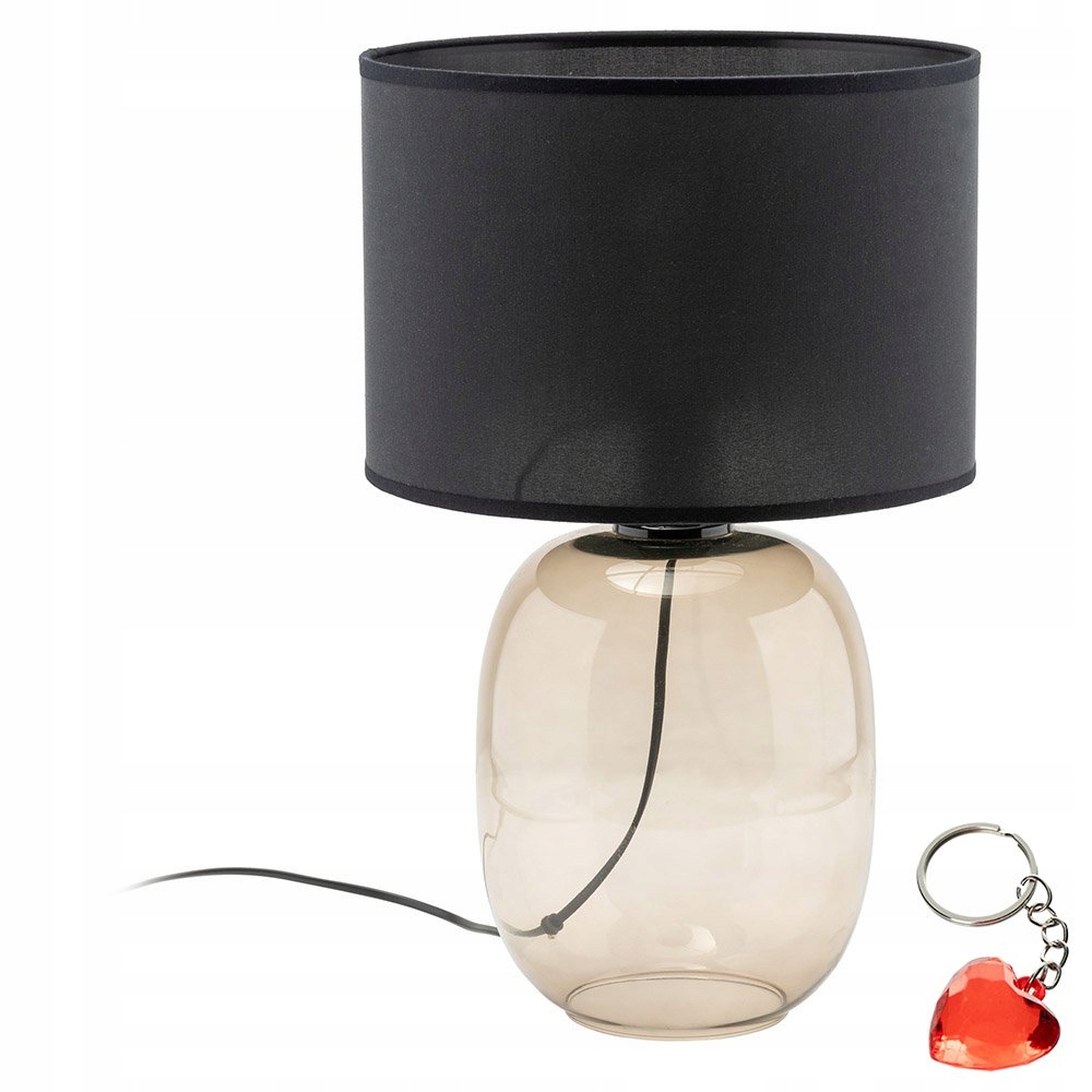 Nočná stolová lampa Melody Topaz Black 5988 Tk Lighting