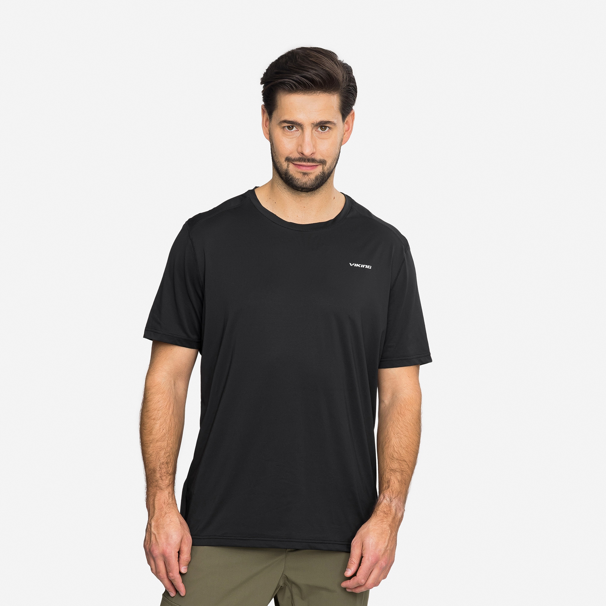 Koszulka męska T-shirt Viking Tover Man Polartec czarna rozmiar XXL