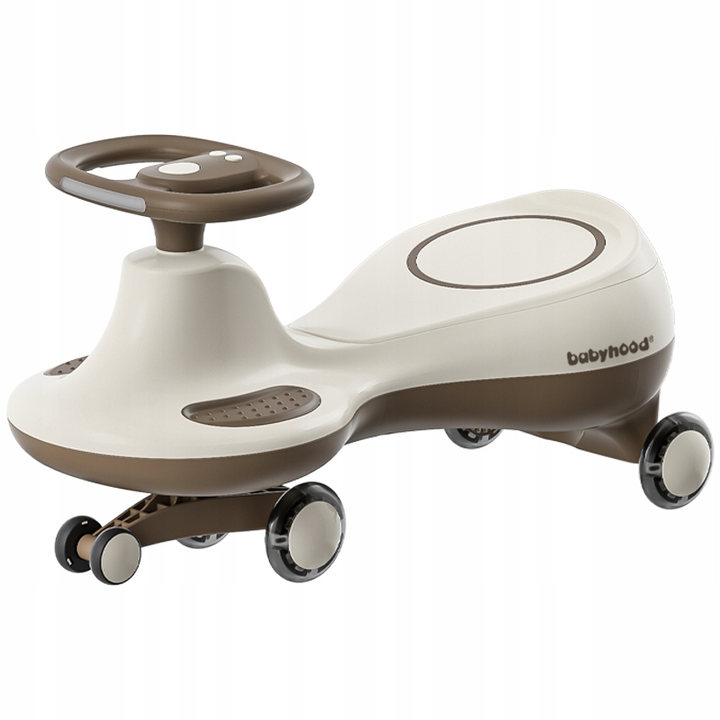 Jeździk grawitacyjny Grający Kółka Led Pojazd Dziecięcy Babyhood