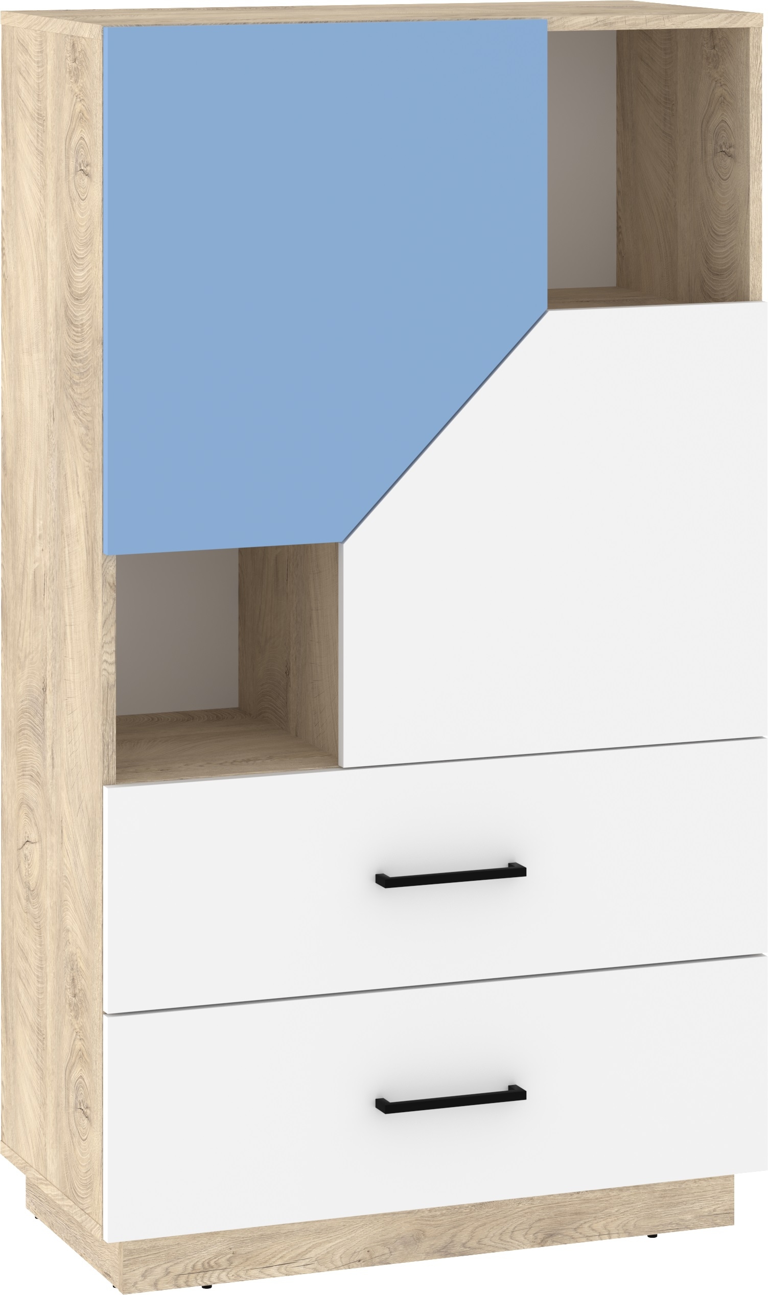 meble EPA 14 regał na książki zabawki błękit