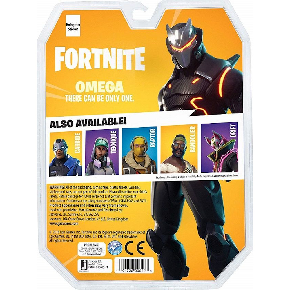 FORTNITE EARLY GAME SURVIVAL KIT FIGURKA OMEGA Rodzaj produktu figurka z gry