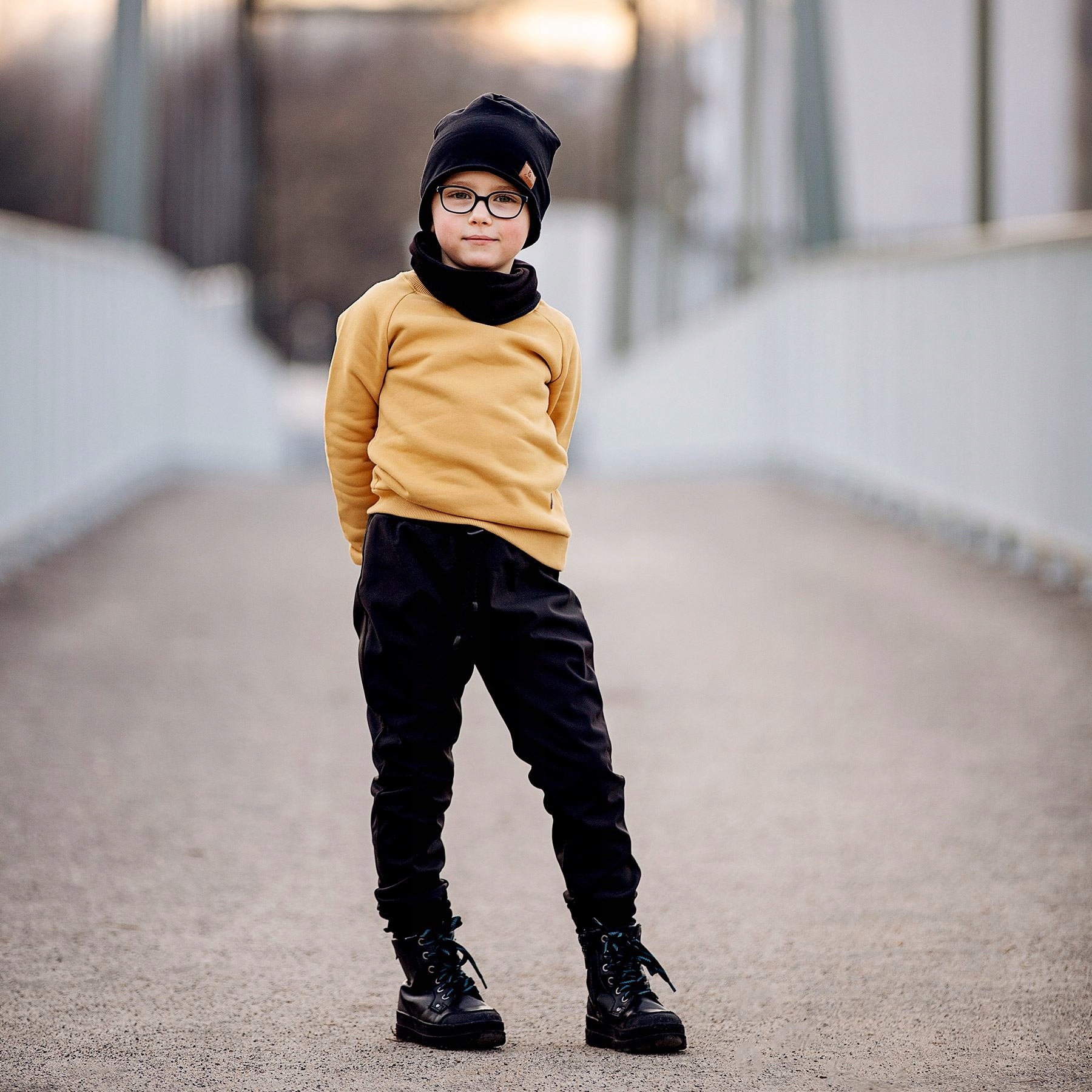 TuSzyte | Spodnie softshell czarne R.98 Płeć chłopcy dziewczynki