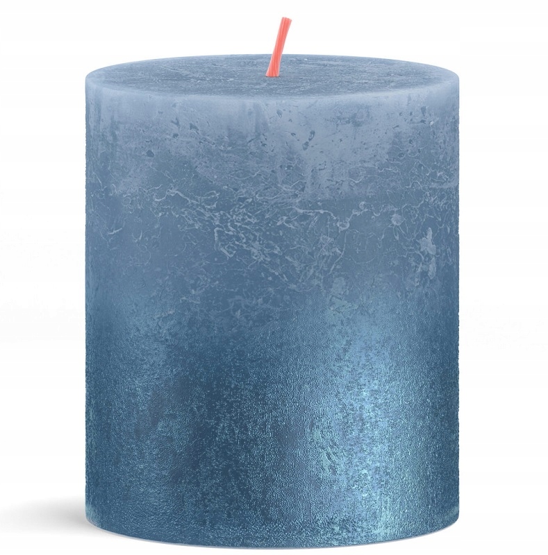 

Świeca Rustic 80/68 Sunset sky blue blue