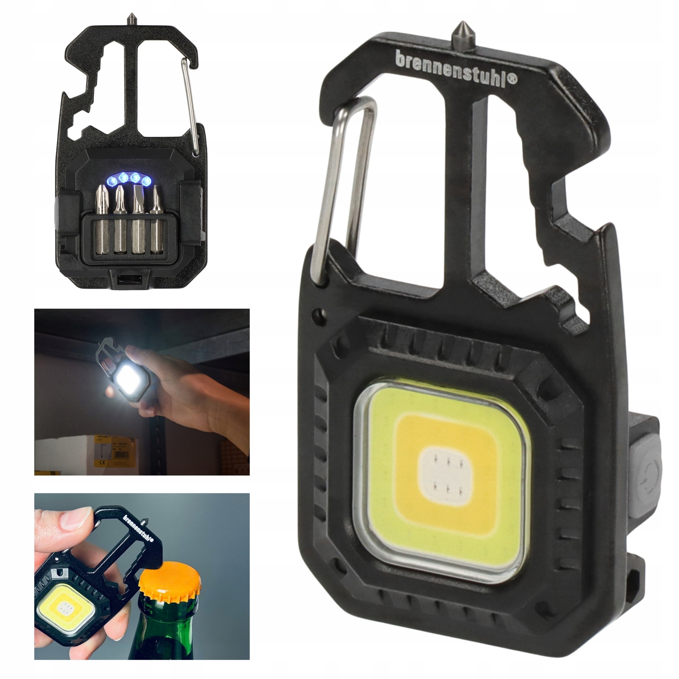 Mini latarka warsztatowa Led Mtl 600A akumulatorowa 6w1 brennenstuhl