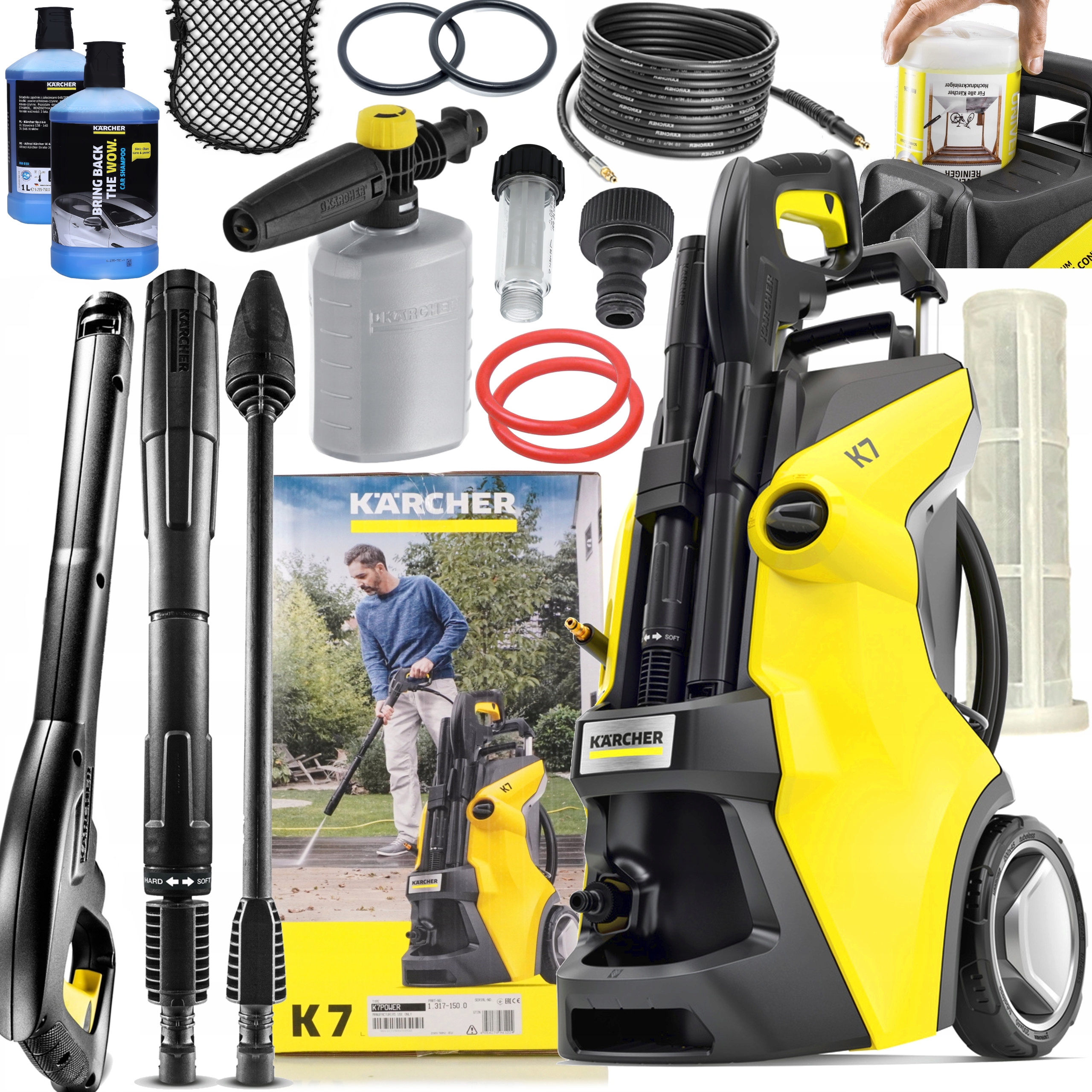 Myjka Ciśnieniowa Karcher K7 Power 180BAR Turbo Moc 3000W Zestaw XL