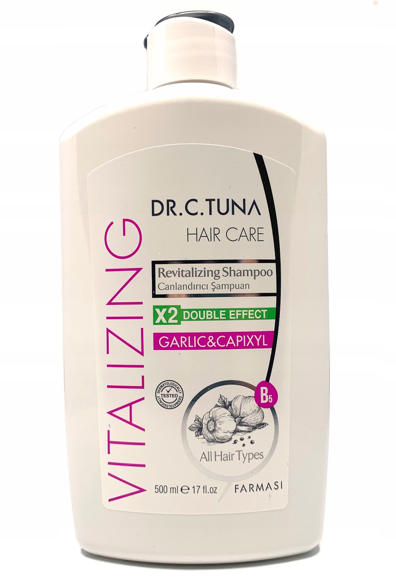 

Szampon Czosnek i Capixyl 500ml Farmasi Dr. Tuna