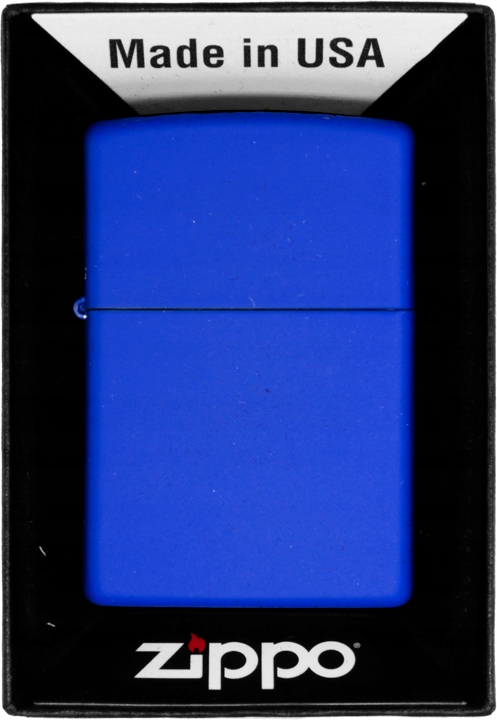 Zestaw ZIPPO Zapalniczka BLUE MATTE prezentowy*nr3 Stan opakowania oryginalne