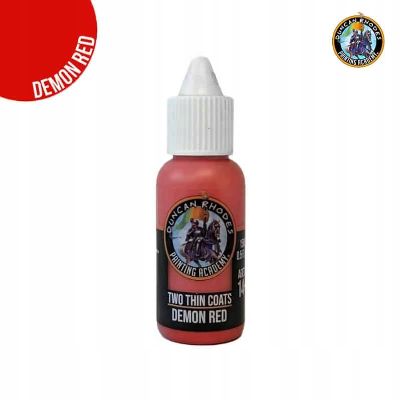 Two Thin Coats Demon Red