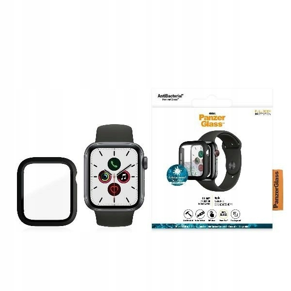 PanzerGlass Full Body Case pouzdro Přední strana ze Sklá pro Apple Watch 4/5/6/SE 40 mm