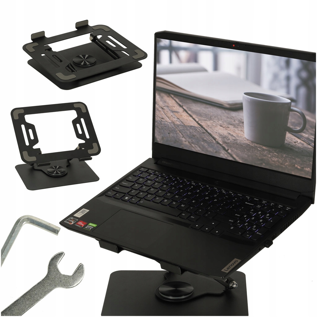 Podstavec pod notebook nastavitelný o 360°, ergonomický stolek pod notebook