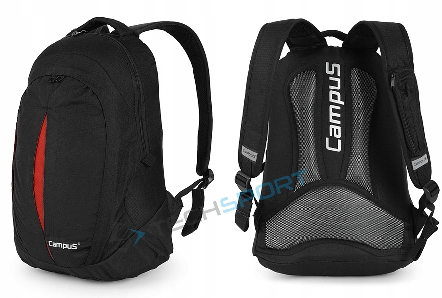 Lehký Batoh Batoh Campus Kool 20 Odvětraný Černý