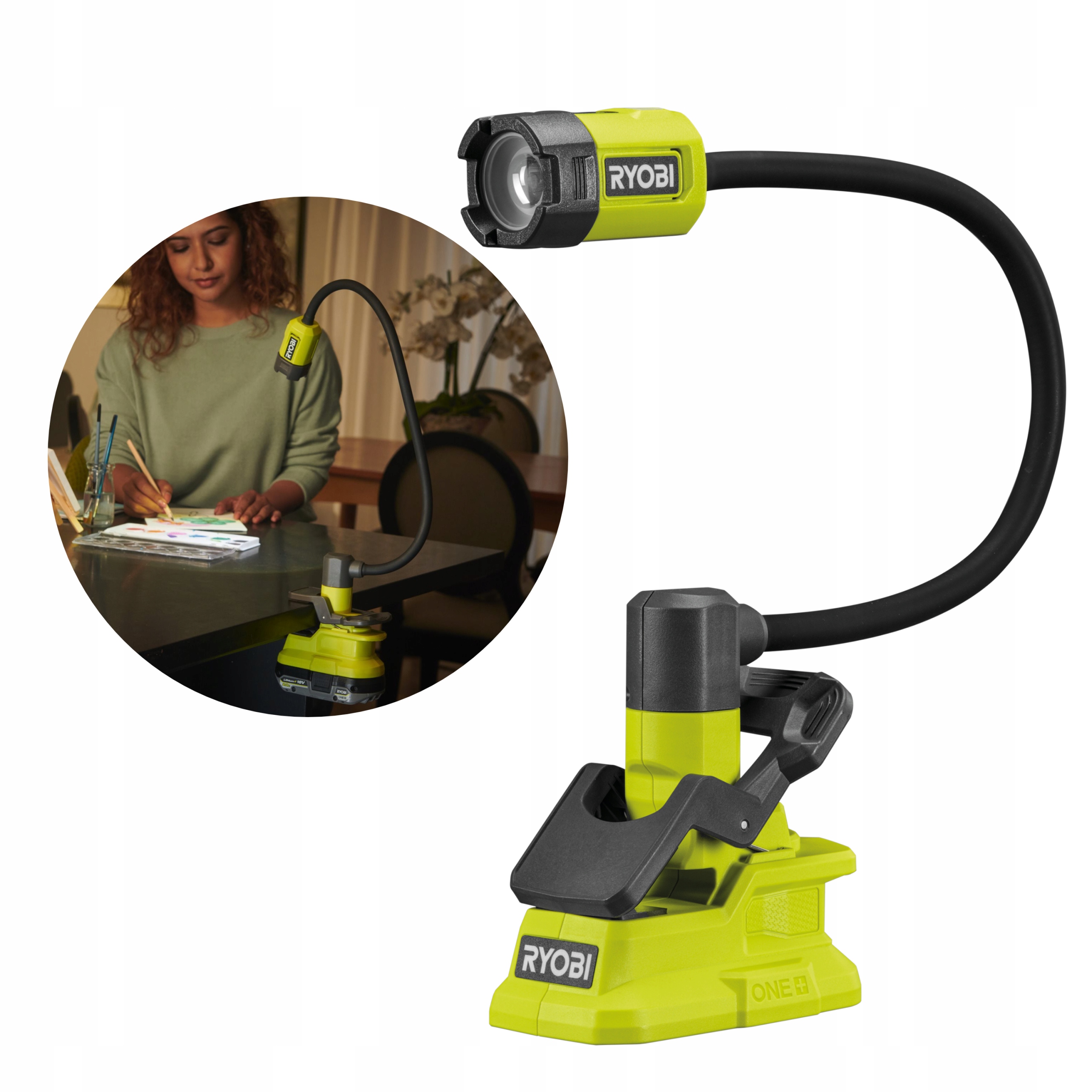 Flexibilná Led Baterka 400 Lm Ryobi RLCF18-0