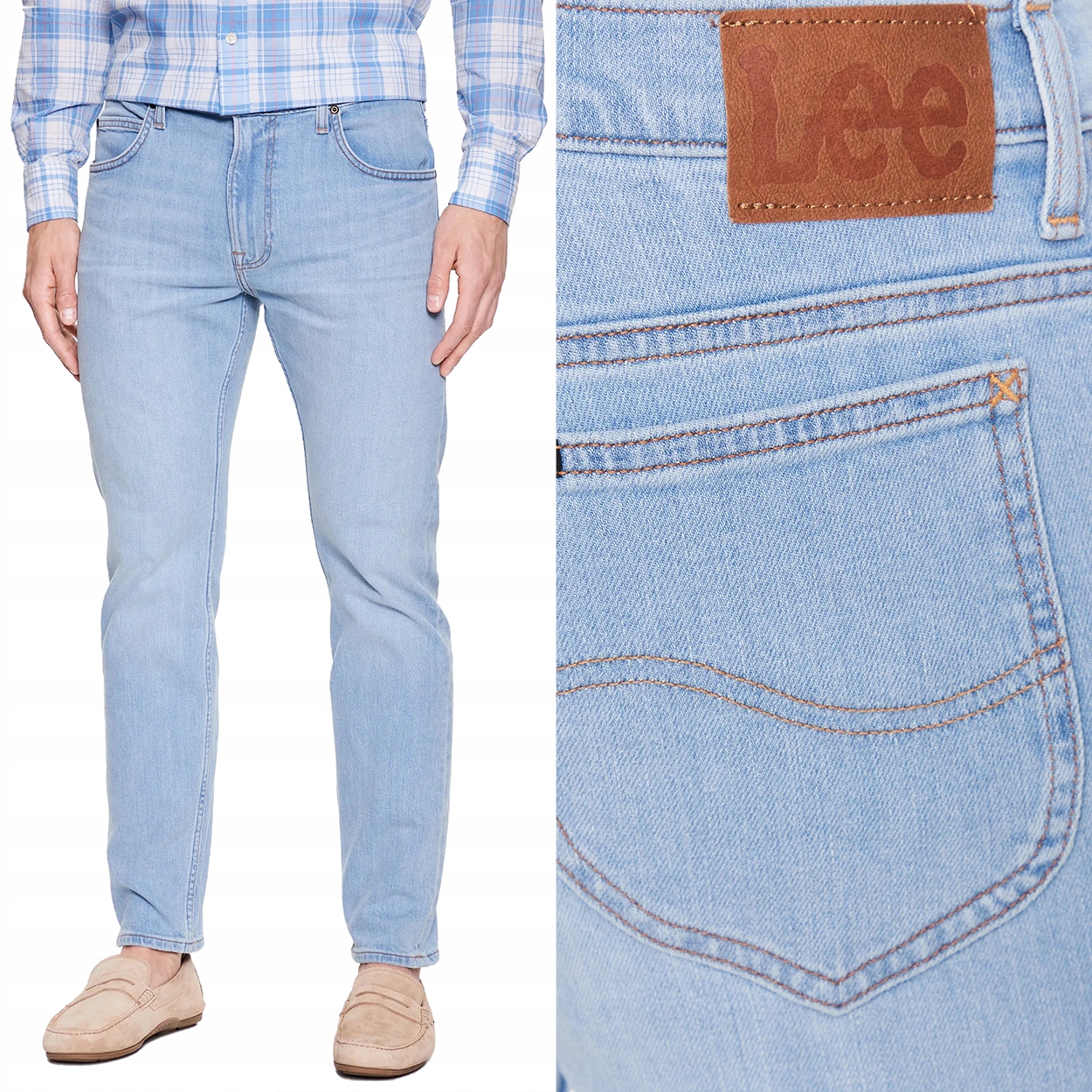 Lee Rider slim Polar Light Džíny lehce přiléhavé džínové kalhoty W28 L32