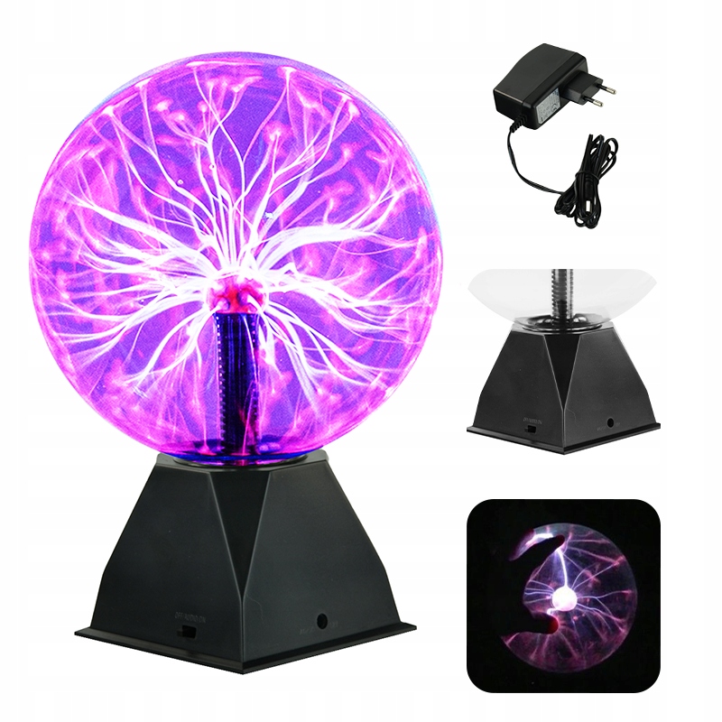 Duża kula plazmowa średnica 20cm obwód 62cm magiczna kula edukacyjna