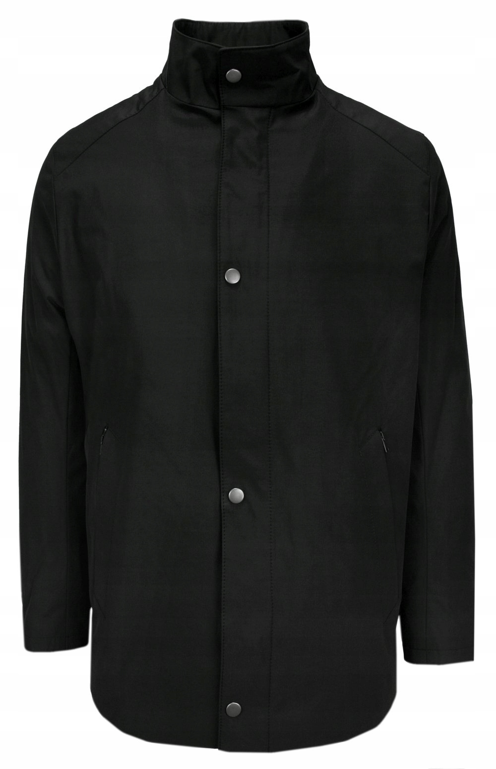 Elegantní delší bunda s podšívkou – černá – velikost XL