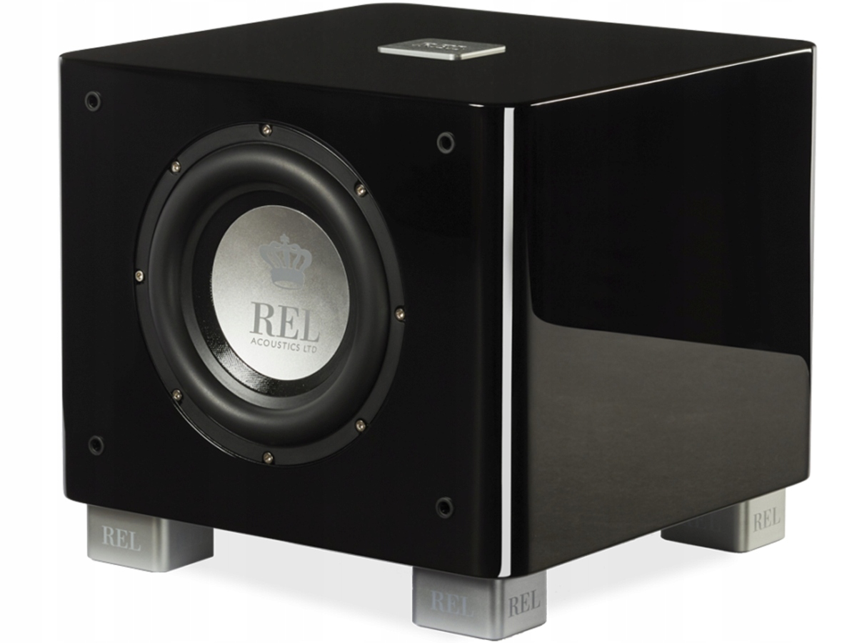 Rel T/7x Hi-Fi subwoofer s pasivní membránou, černý