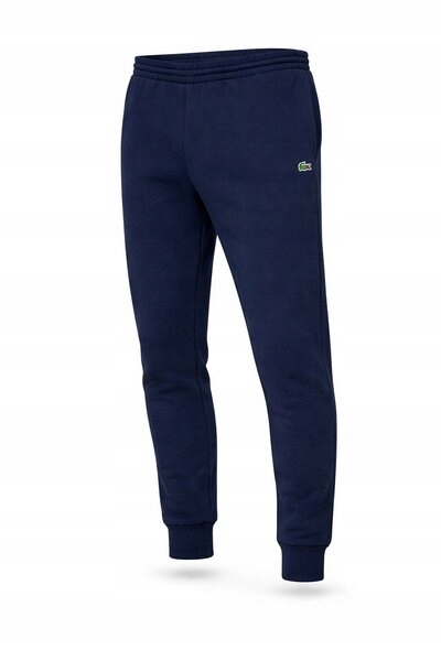 Pánské tepláky Lacoste Slim Fit s modrým logem, velikost XL