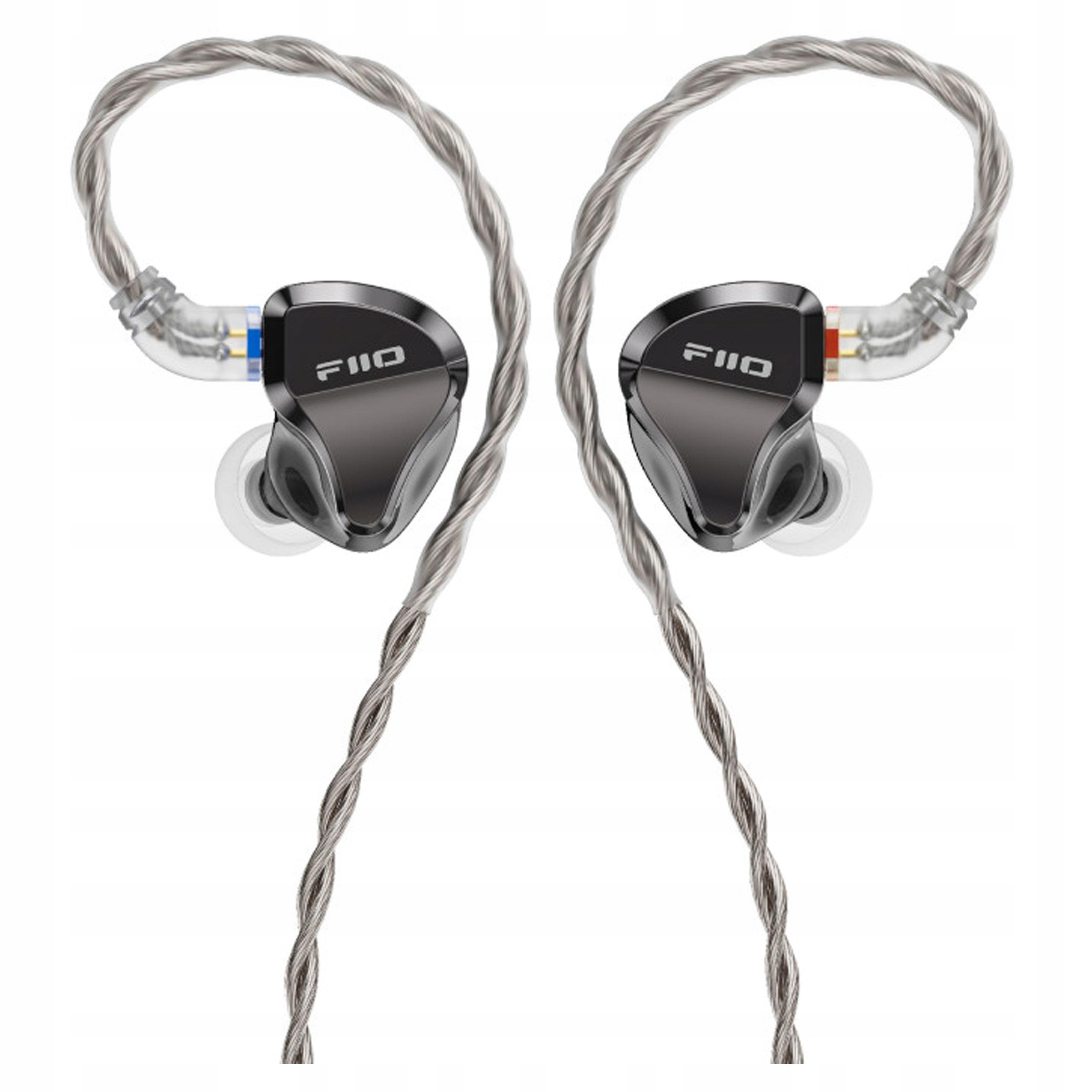 Fiio JH5 Hybrydowe Słuchawki Dokanałowe Monitory Douszne Przetworniki Dd+ba