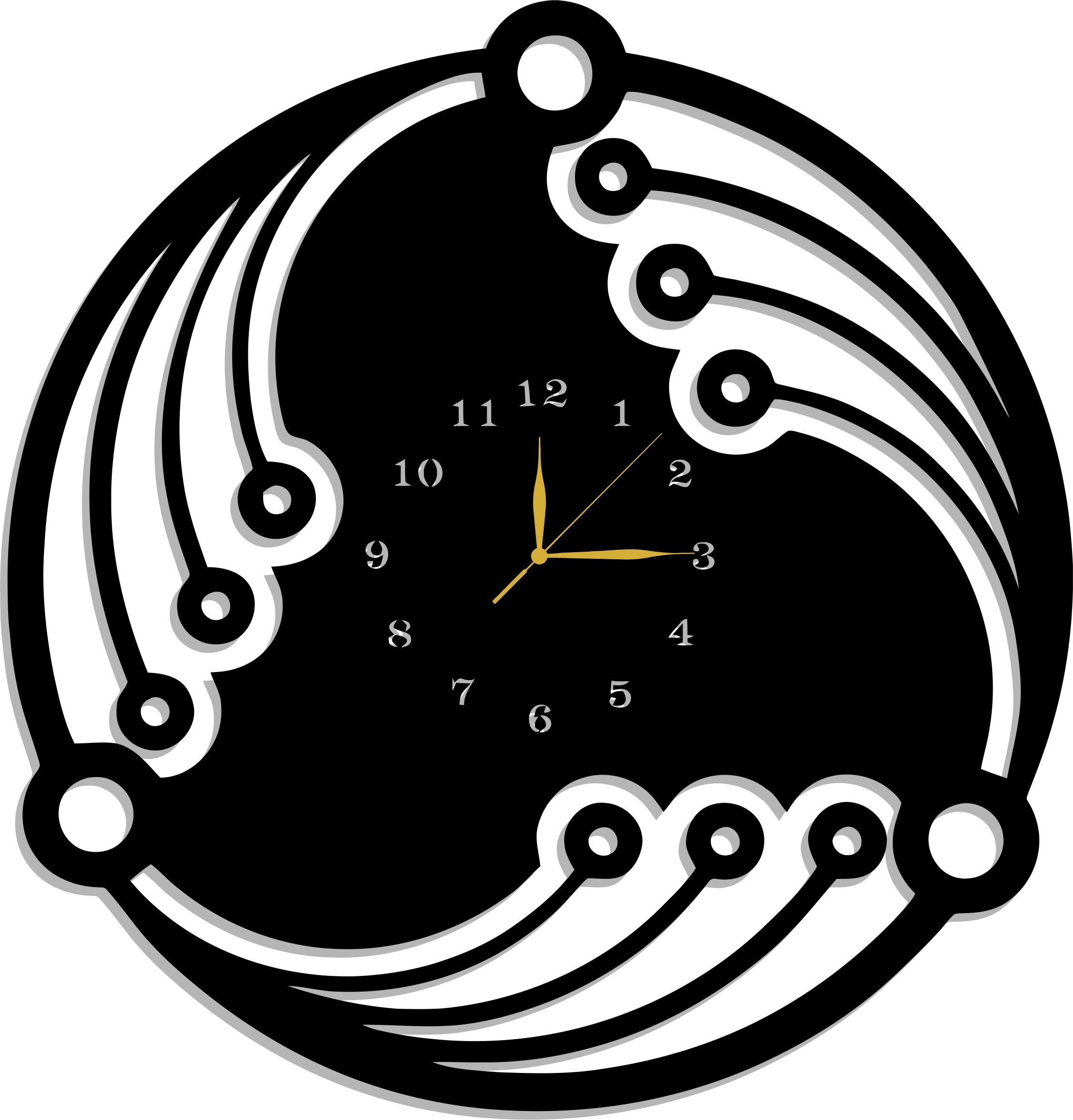 Nástěnné Hodiny Cosmo 50 CM, 17 Barev!