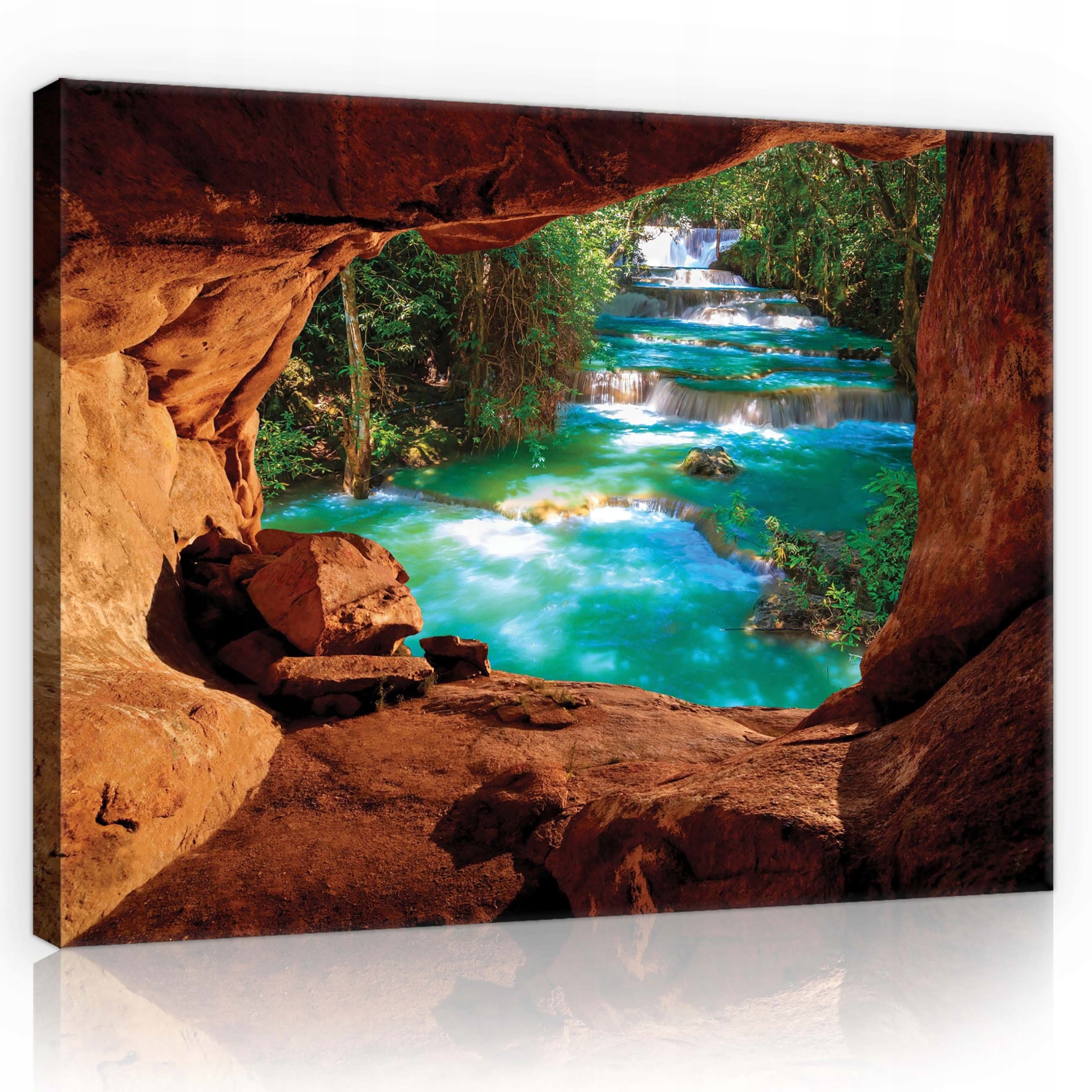 Obraz 80x60 Lesní Melodie Abstrakce do moderní ložnice