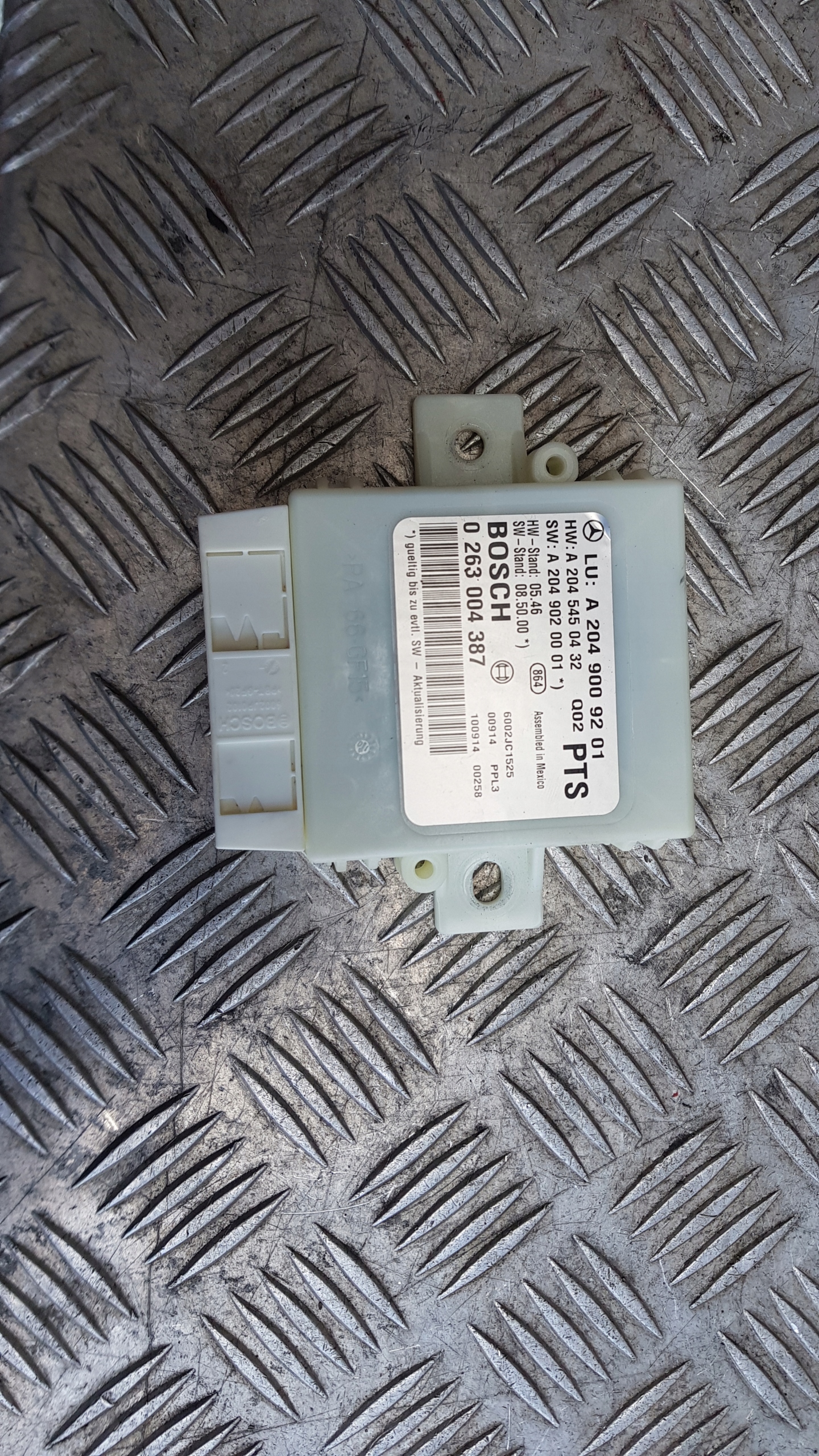MERCEDES W204 control unit PDC 0263004387