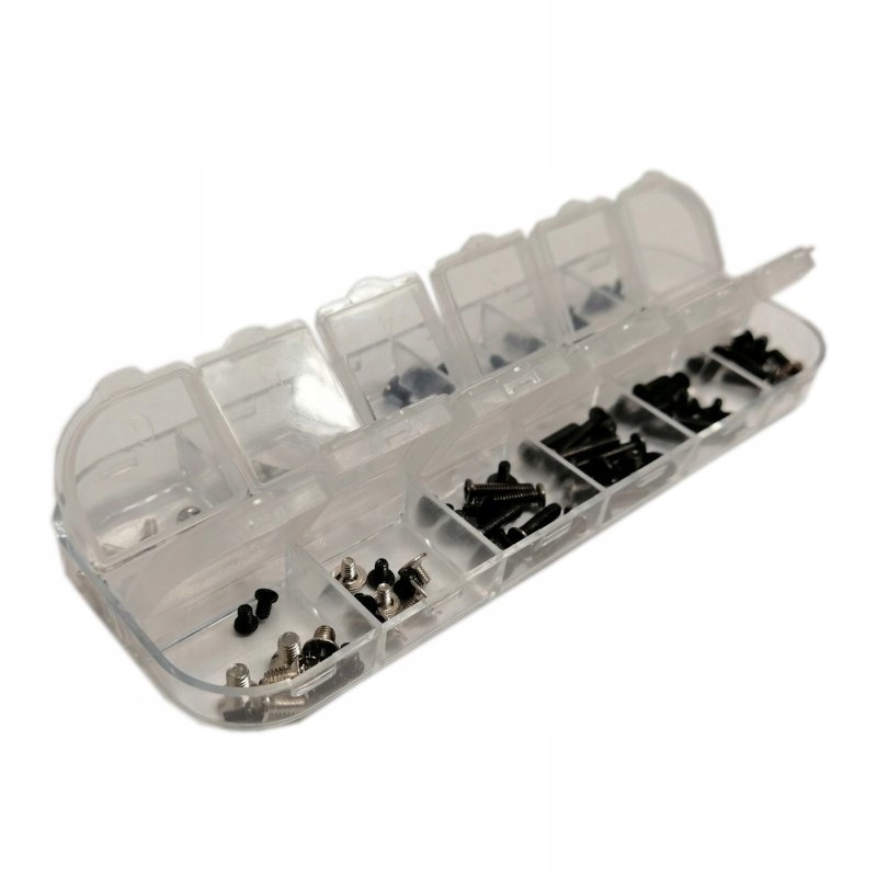 Zestaw śrubek M2 M2.5 M3 pudełko 90szt