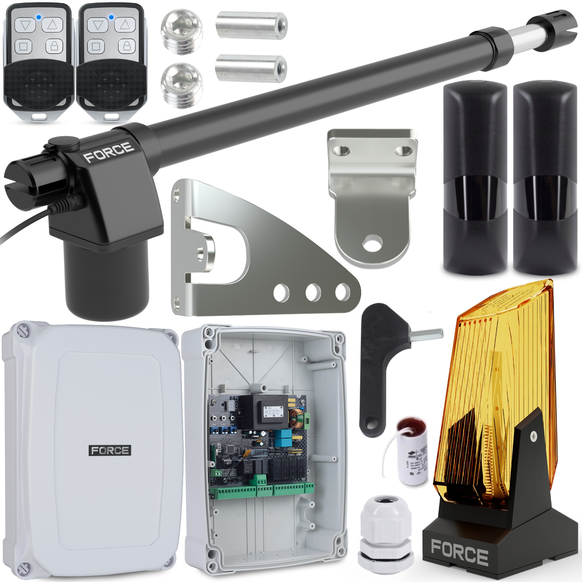 Lewy Zestaw Do Bramy Jednoskrzydłowej Force GT600 Long Do 400kg 4m