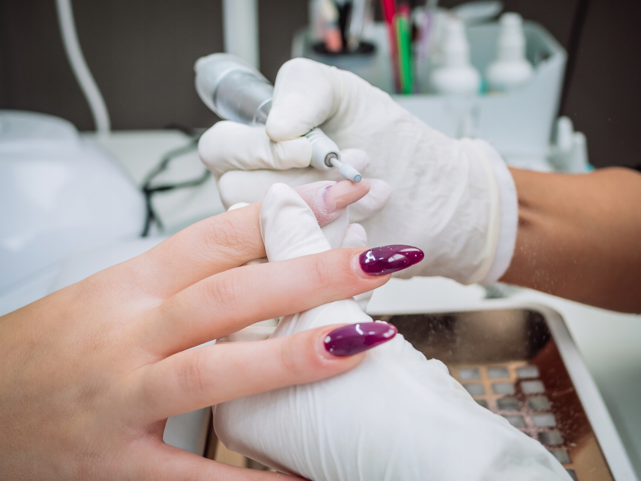 FREZARKA DO PAZNOKCI MANICURE BEZPRZEWODOWA ZE STACJĄ 50W Z ZESTAWEM FREZÓW Marka GASHIO