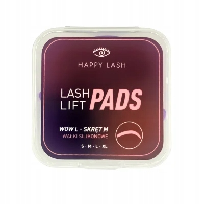 Happy Lash WoW L Skrut M Sada válečků pro laminování řas (4 velikosti)
