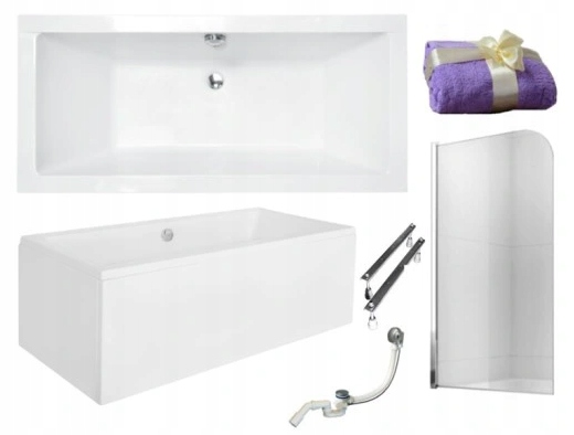 

Besco Quadro Wanna 155 x 70 Parawan Syfon