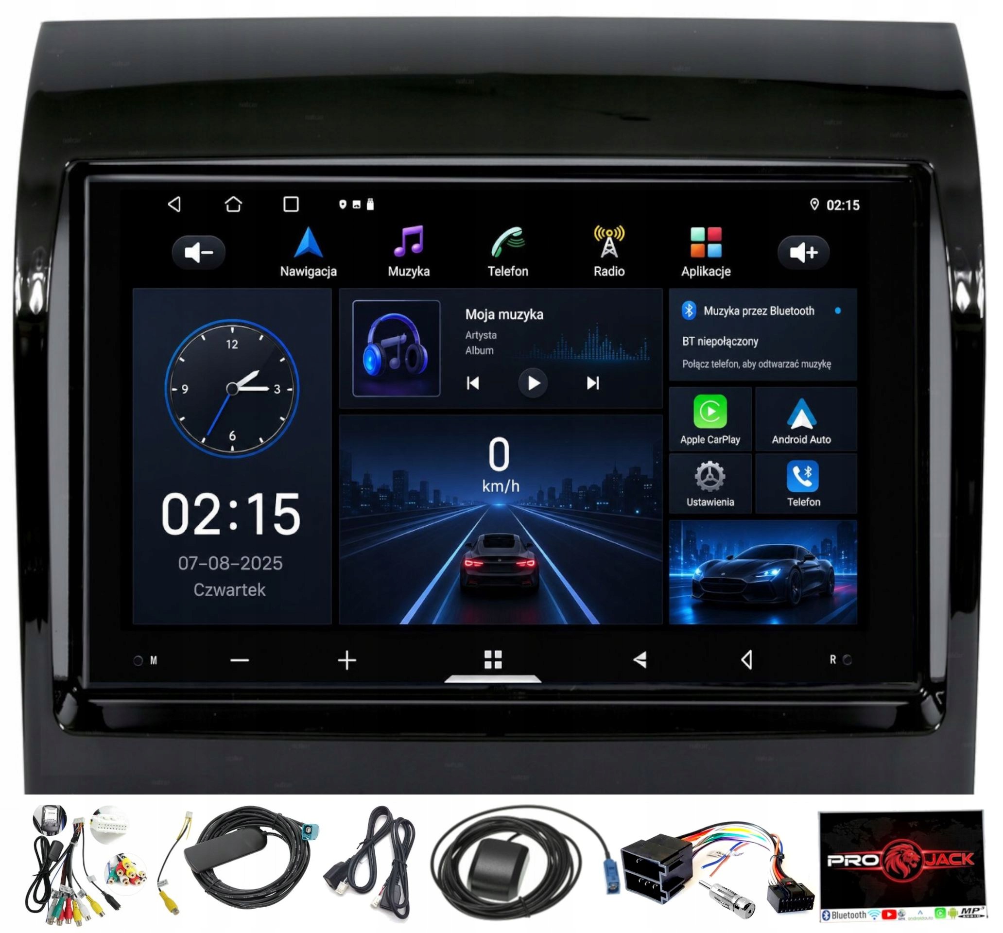 Rádio Navigácia Gps Peugeot Boxer 2011-2022 Carplay Wifi 8/256GB Modem Sim