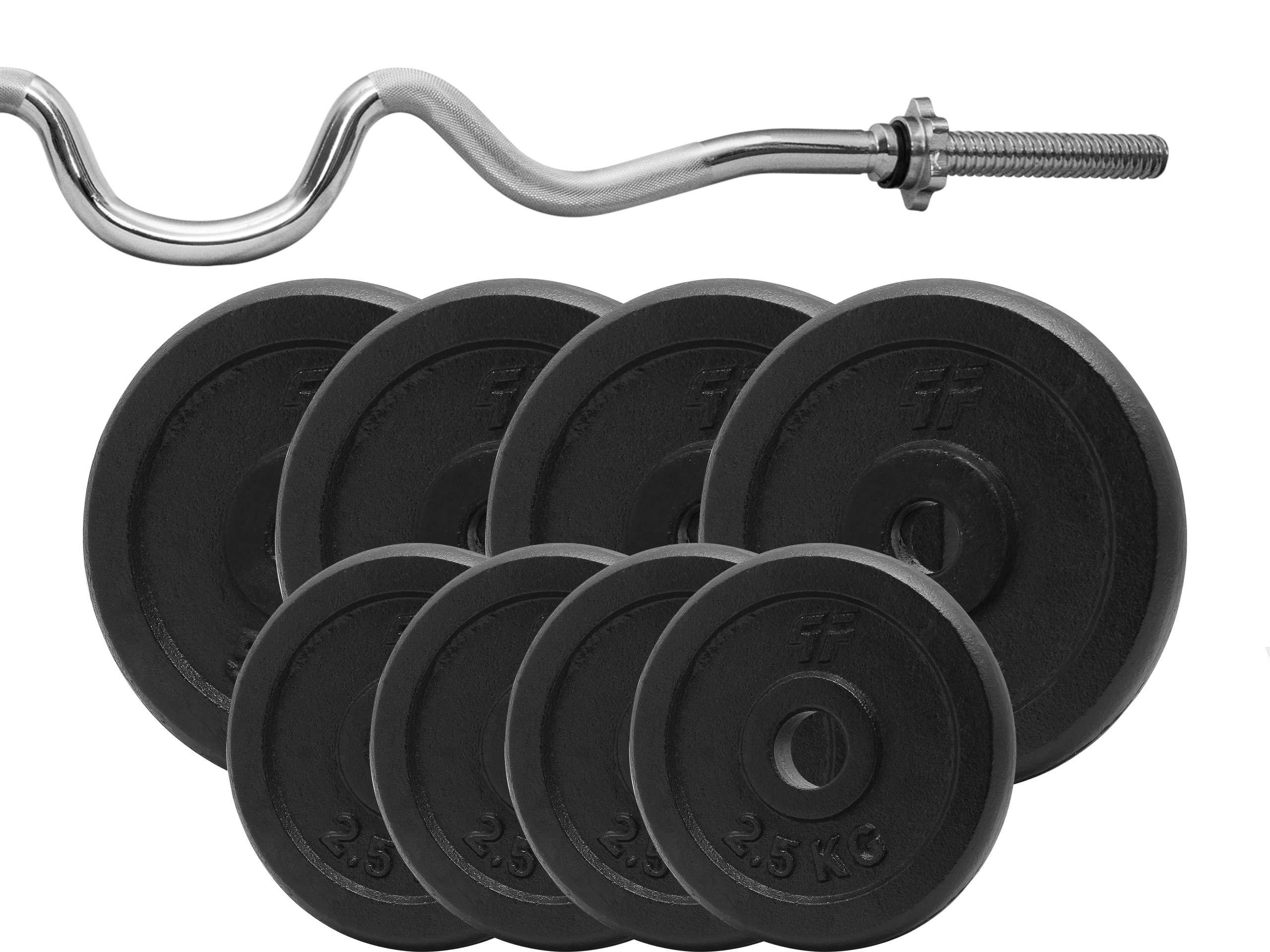 

Zestaw 36KG Obciążenie Żeliwne 29MM + Gryf Łamany