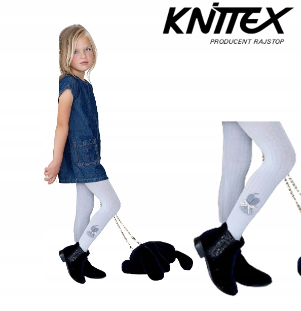 

Knittex rajstopy dziecięce Trixy 122-128 różowe
