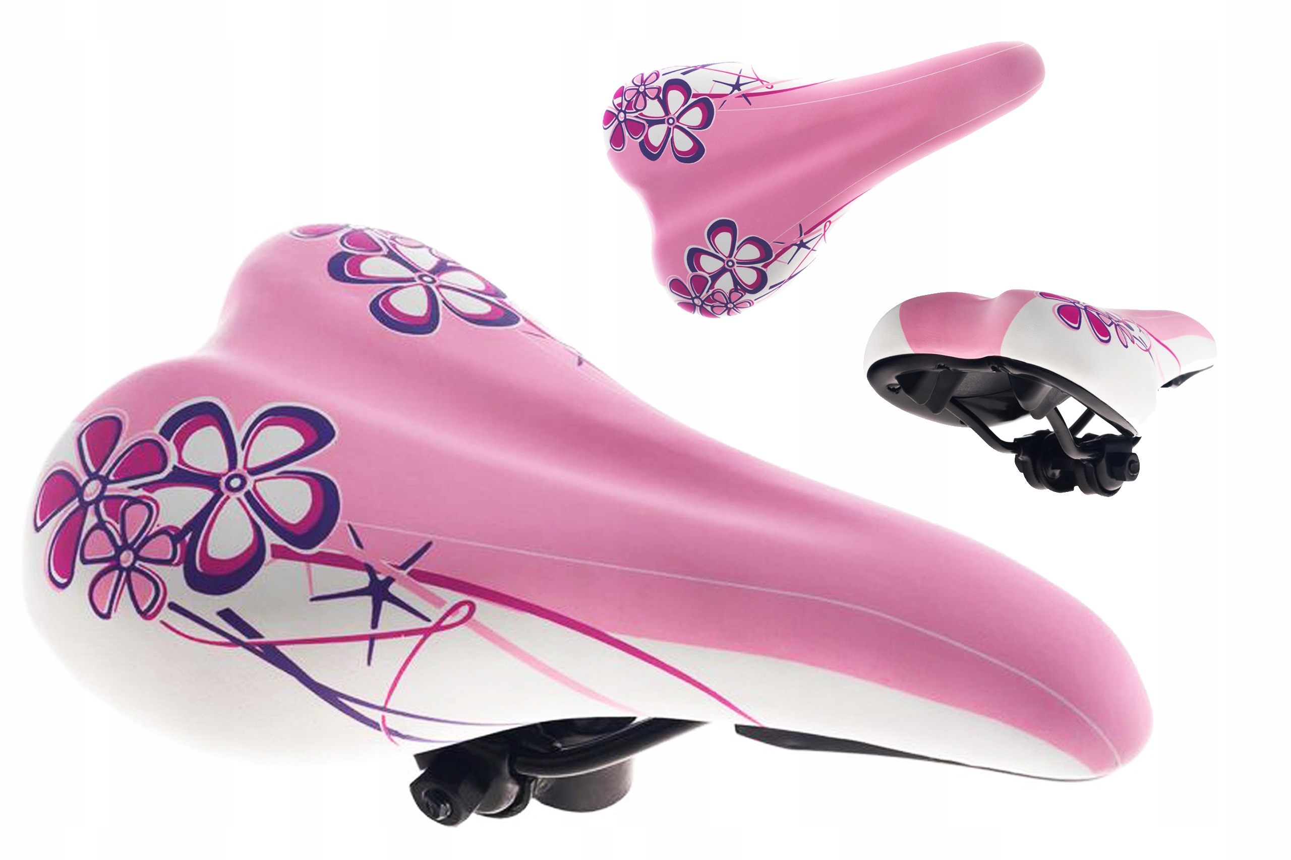 

Siodełko Dziecięce Z Jarzemkiem Biało-róż SM-311