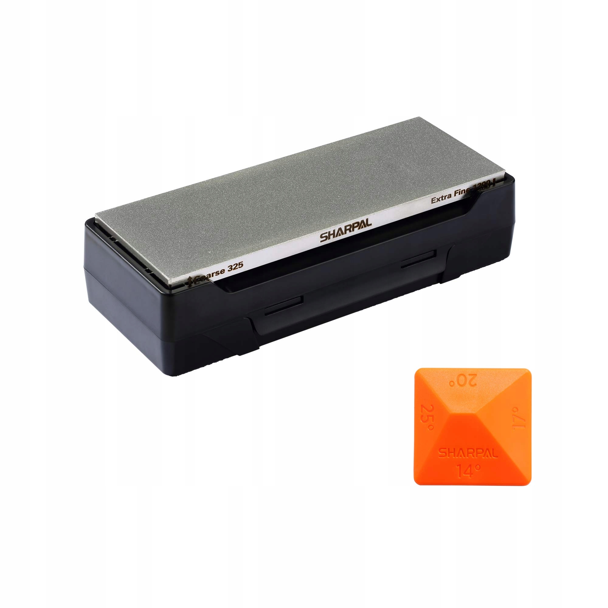 SHARPAL Ostrzałka Diamentowa Dwustronna 325/1200 z Prowadnicą 20x7 cm — miniatura 2