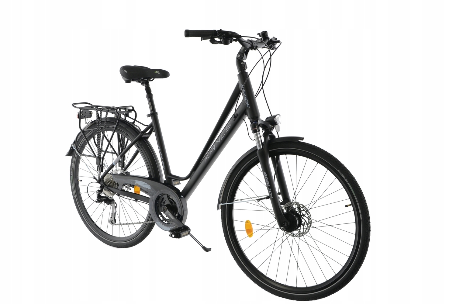 Rower Trekkingowy Kands 28 Elite Pro V3 r17' czarny SHIMANO HYDRAULIKA r24D