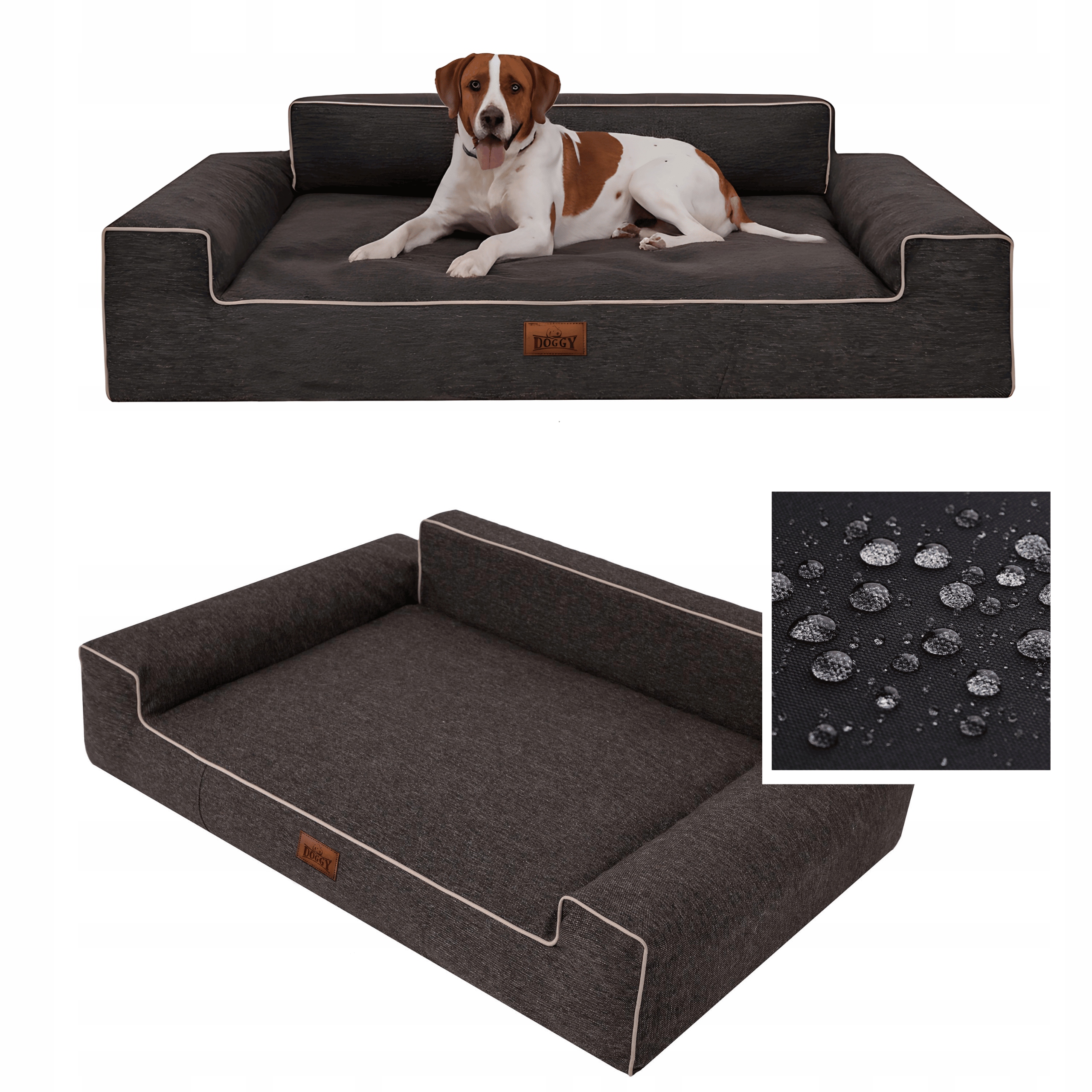 Pelíšek pro psa – odolná voděodolná kotec – matrace pro psa XL 99x65 cm