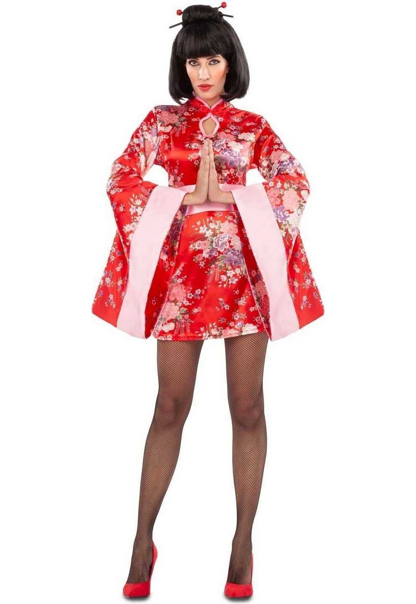 Kostým Gejša Převlek Japonky Orientální M/L