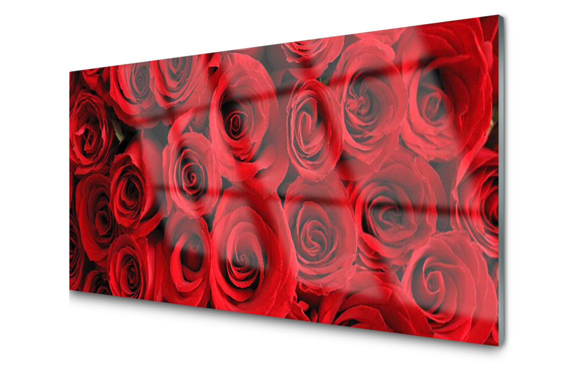 

Panel szklany dekoracyjny Róże Kwiaty 100x50