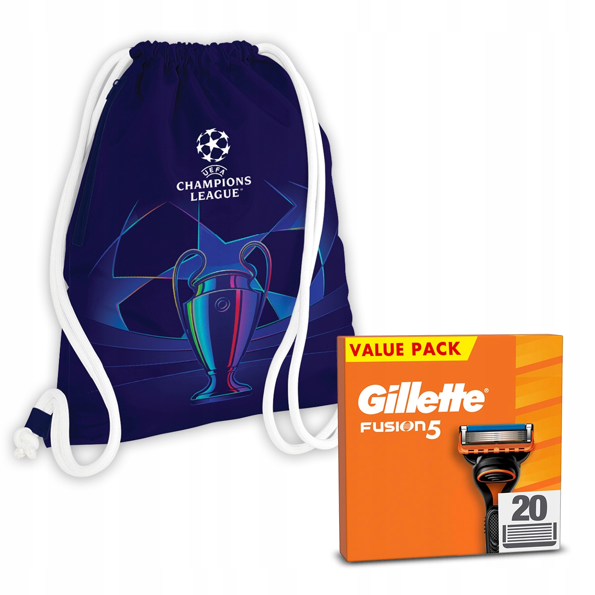 Gillette ProGlide Wkłady wymienne z 5 ostrzami i trymerem 20szt+GRATIS Ucl