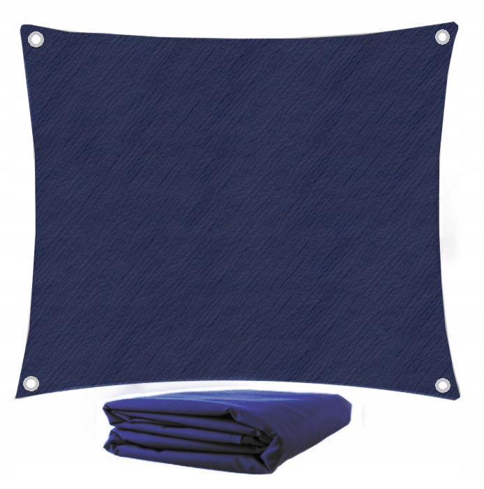 Zahradní sluneční plachta na balkon terasa Vodotěsná Modrá 4x5