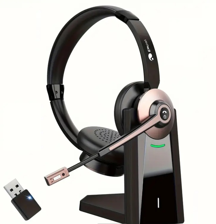 Bezdrátová sluchátka s nabíjecí stanicí pro potlačení šumu Earbay