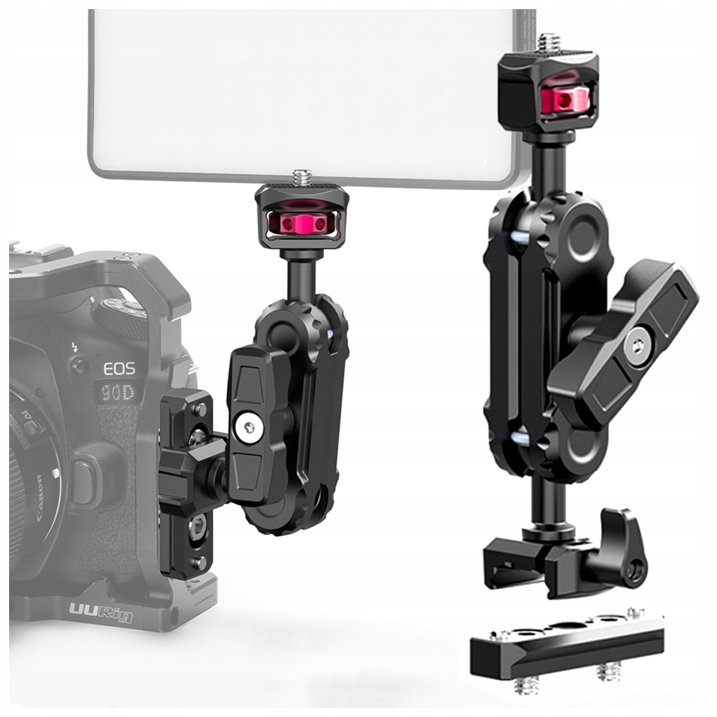 Dvojitá hlava 360 Ulanzi R103 MagicArm kolejnice Nato