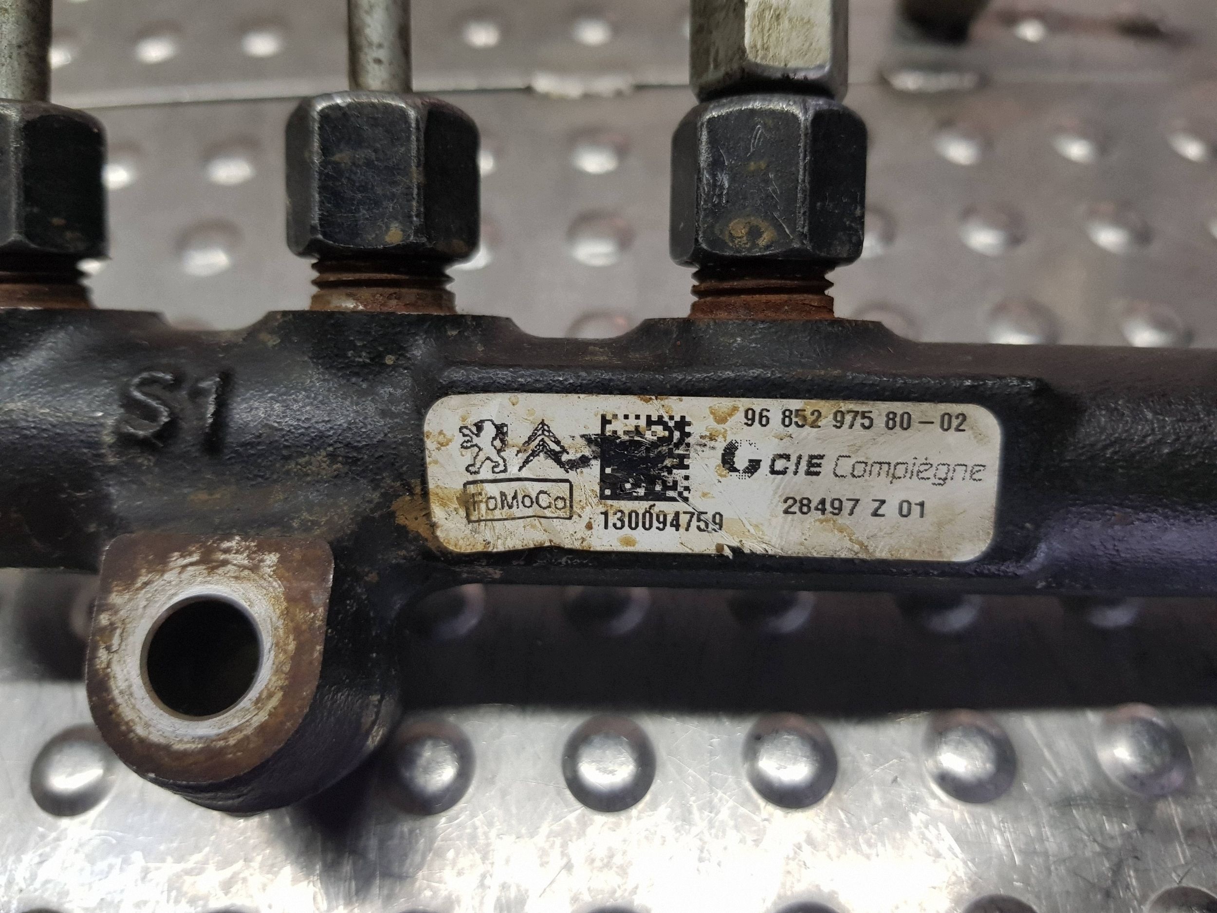 injection ramp sensor 9685297580 FORD C-MAX MK2 FOCUS MK3 1.6 TDCI