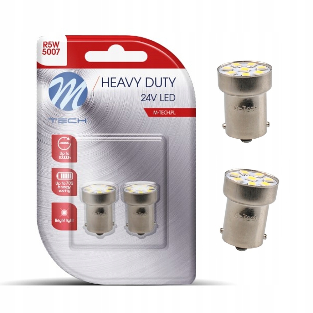 

Żarówki Led BA15S 8xSMD2835 Białe 24V R5W