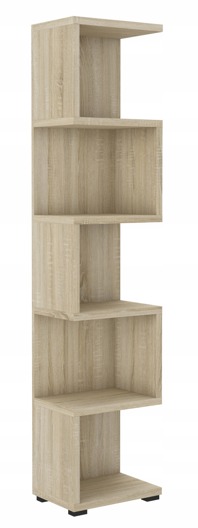 Vysoký Otevřený Regál Knihovna More 01 Sonoma