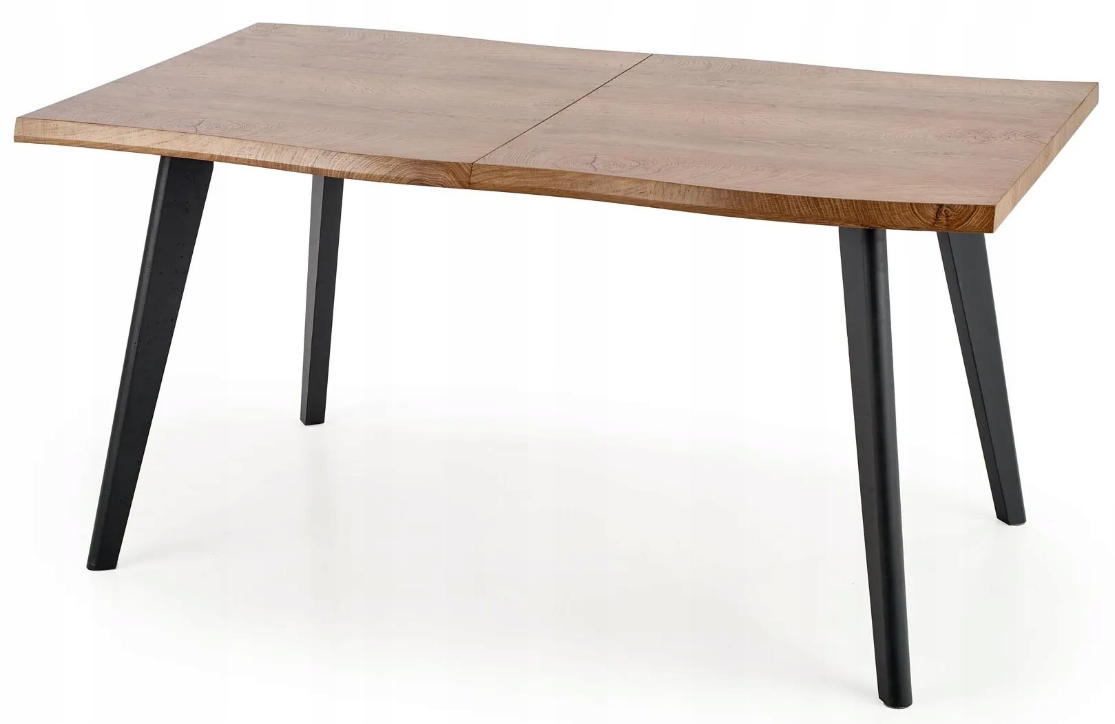 Stół 150x90 Rozkładany Loft Dickson Dębowy Dąb Naturalny Halmar