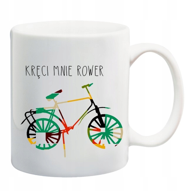 KUBEK DLA MIŁOŚNIKÓW ROWERÓW ROWER WZORY Wzór dominujący Inny wzór