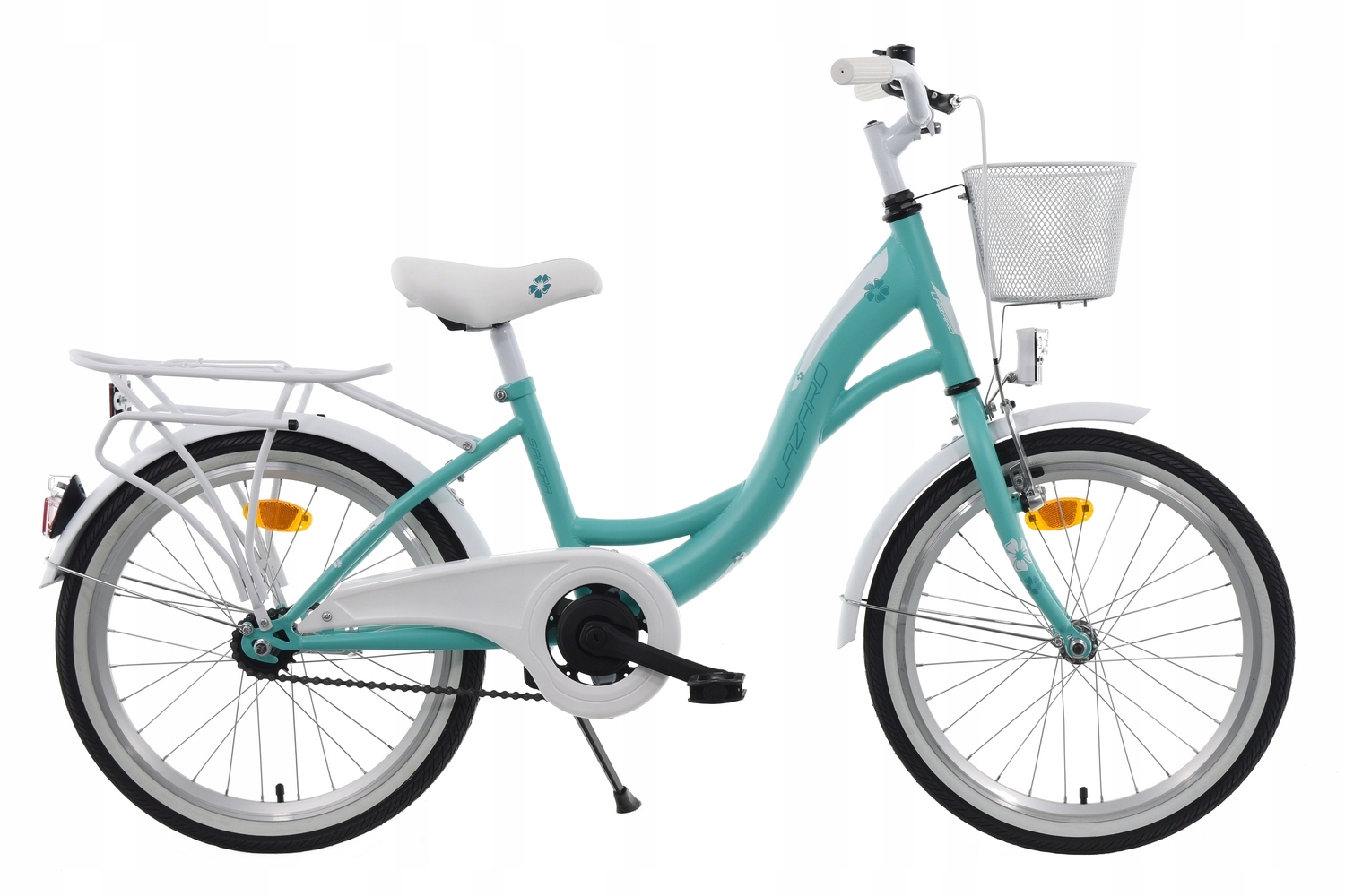 Rower dla Dziecka 20'' Lazaro Sandra Mięta Solidny Rowerek Dla Dziewczynki