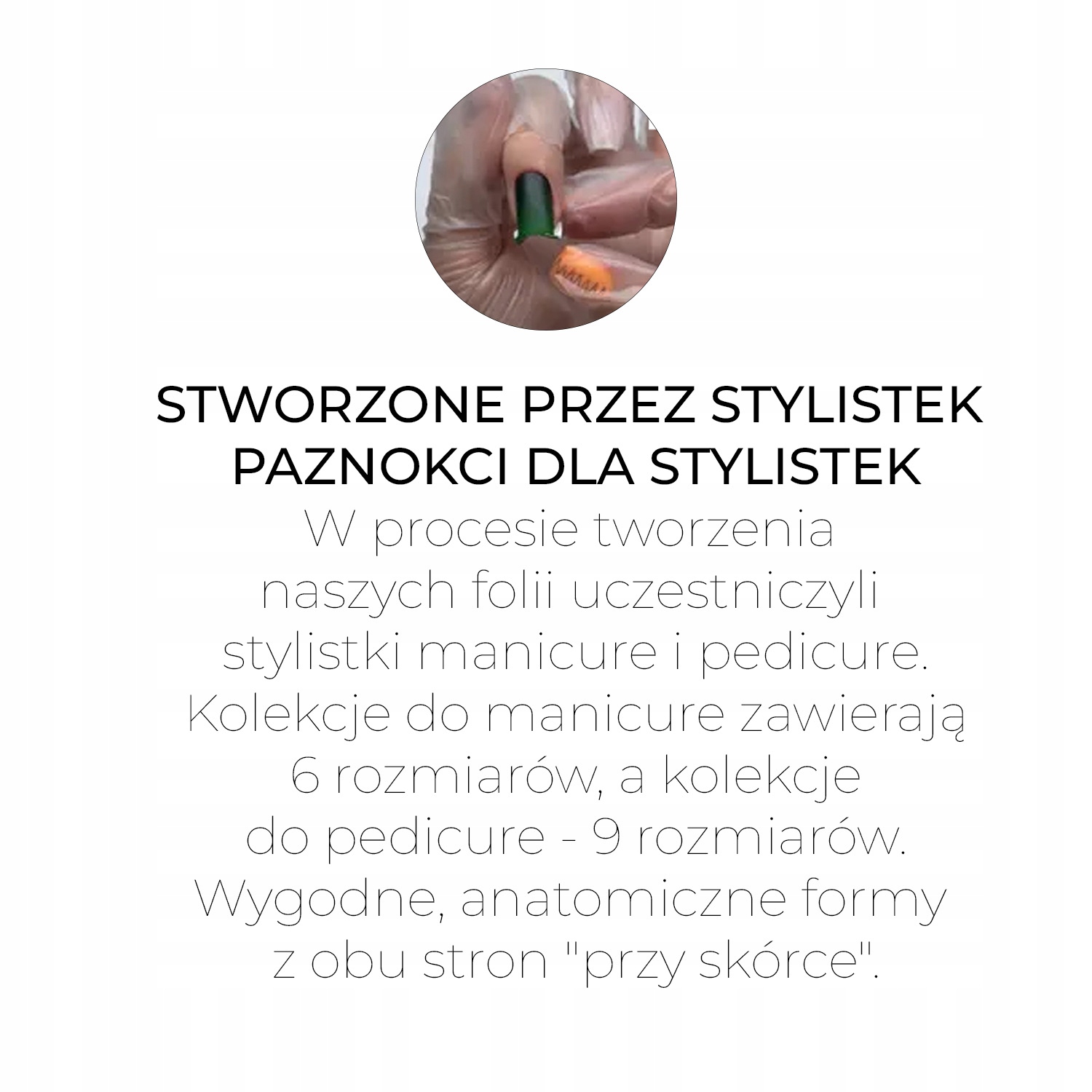 Folie do Manicure VINYL SLIDERS - Naklejki na Paznokcie oraz do pedicure Kieszonka brak